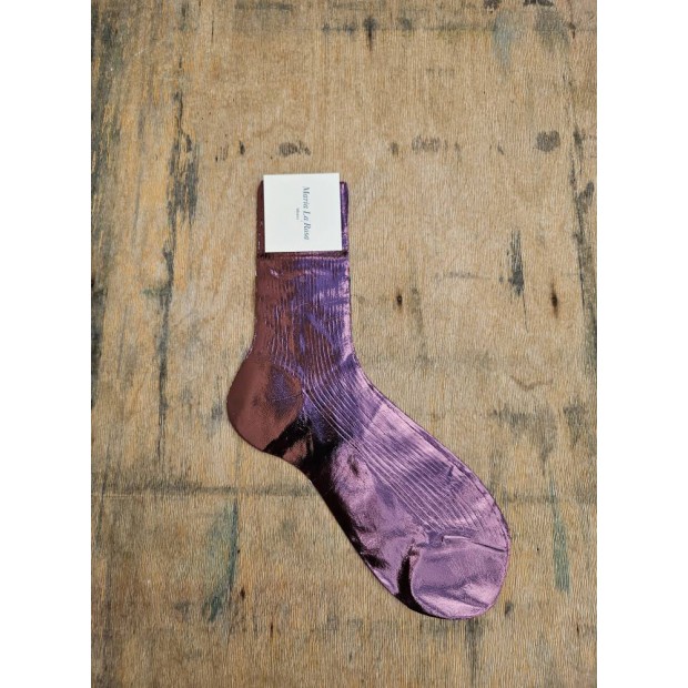 Maria La Rosa laminuotos šilko kojinės  Maria La Rosa laminuotos šilko kojinės